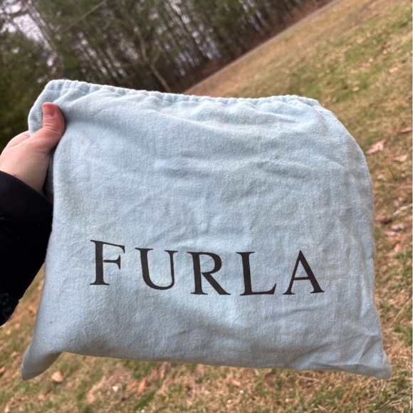 Furla Persian Lamb Fur Leather Shoulder Bag - Picture 5 of 17